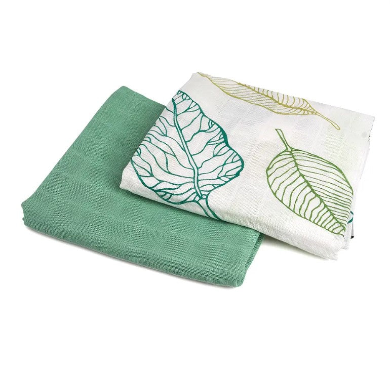 Lot de 2 couches en mousseline bio
