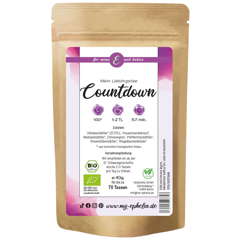 myEphelia - Himbeerblättertee- Geburtsvorbereitung -Wehentee - Hebammentee