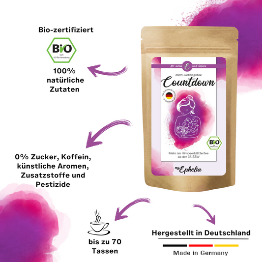 myEphelia - Himbeerblättertee- Geburtsvorbereitung -Wehentee - Hebammentee