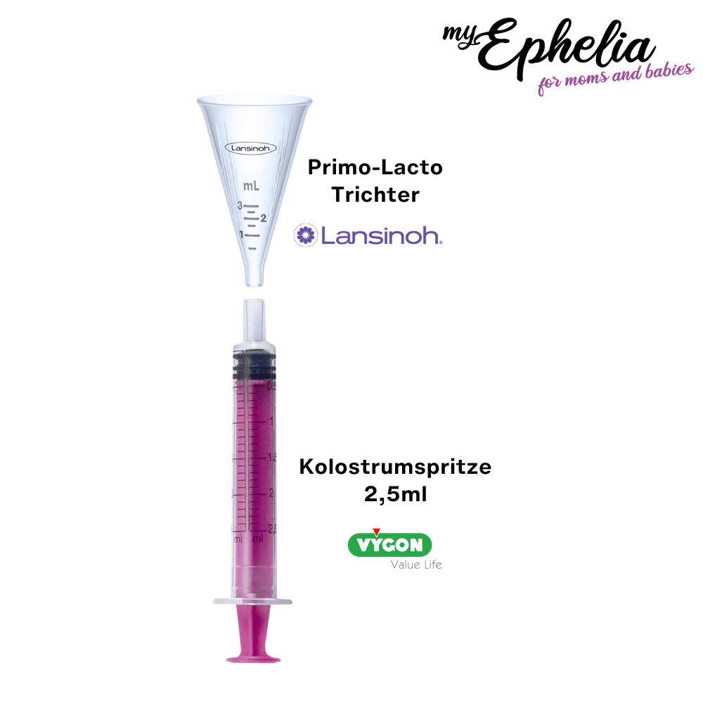myEphelia Kolostrumspritzen Primo-Lacto Trichter