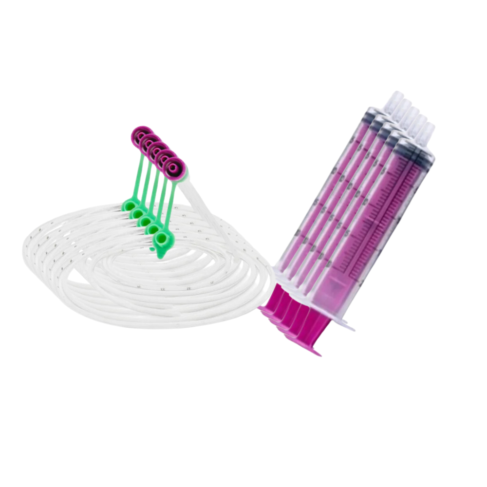 Système de tubes pour nourrir le lait maternel | Ensemble de 5 | Sonde 40 cm + seringue 20 ml | Vygon Nutrisafe