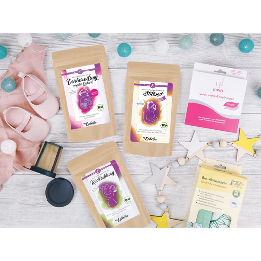 Geschenkset Babyparty Premium mit 3 Tees