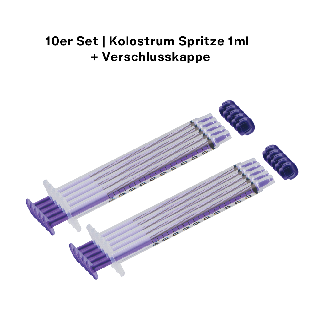 Kolostrumspritzen | 5er Set | ENFit