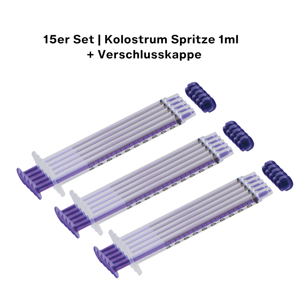 Kolostrumspritzen | 5er Set | ENFit