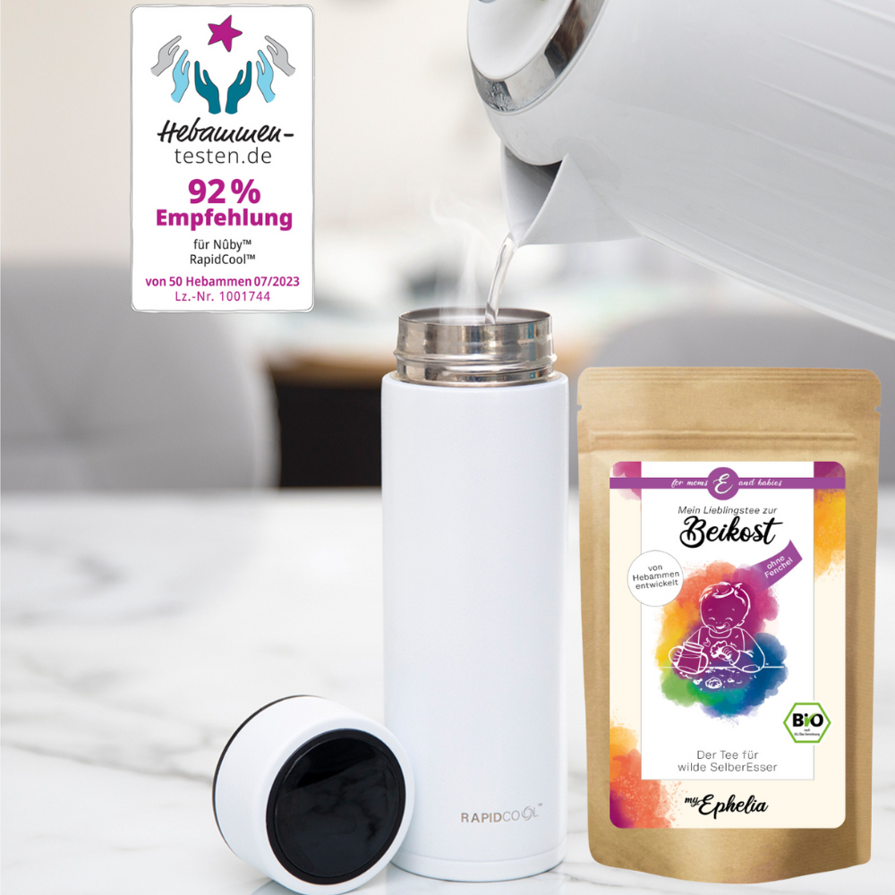 myEphelia nuby Rapidcool Babytee  schnell abkühlen